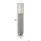 Homeroots Brushed Steel Metal Teardrop Base Floor Lamp 372483 - alternate 4